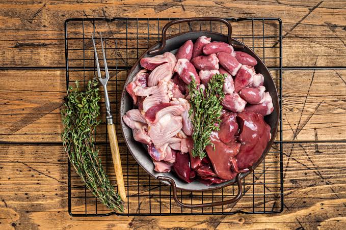 Chicken Liver, Gizzard, Neck (Mixed)